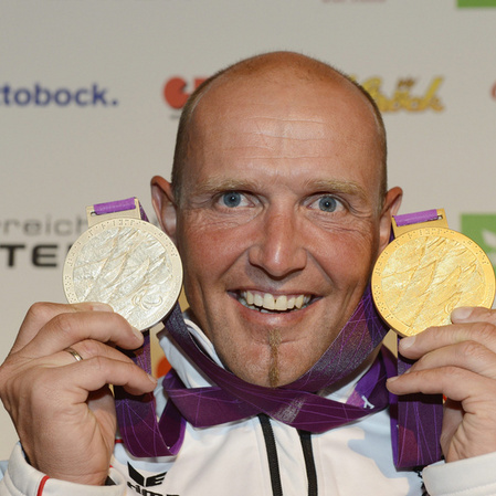 Foto Walter Ablinger Auf dem Bild sehen Sie Walter Ablinger, Handbiker, Paralympicsieger